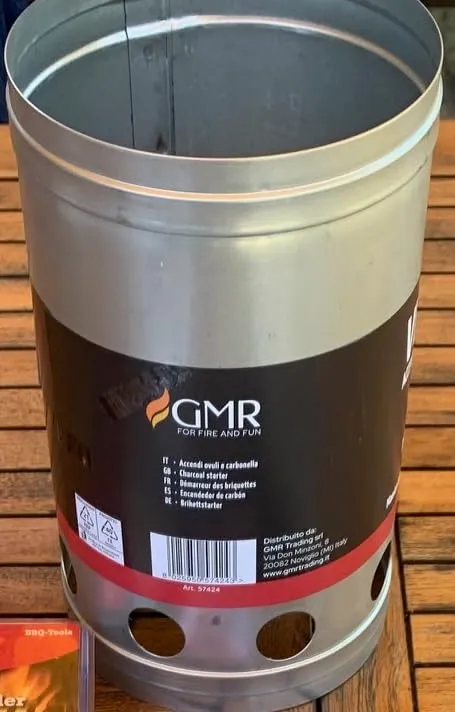 GMR for fire and fun Vulcano accendifuoco per carbonella e ovuli
