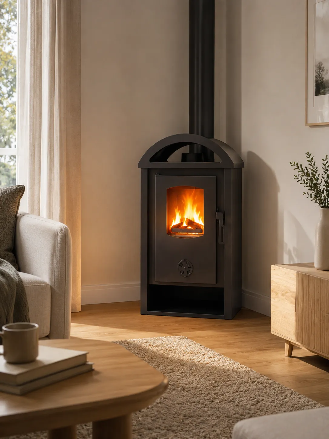 Vertex Life NIZA stufa a legna classe A