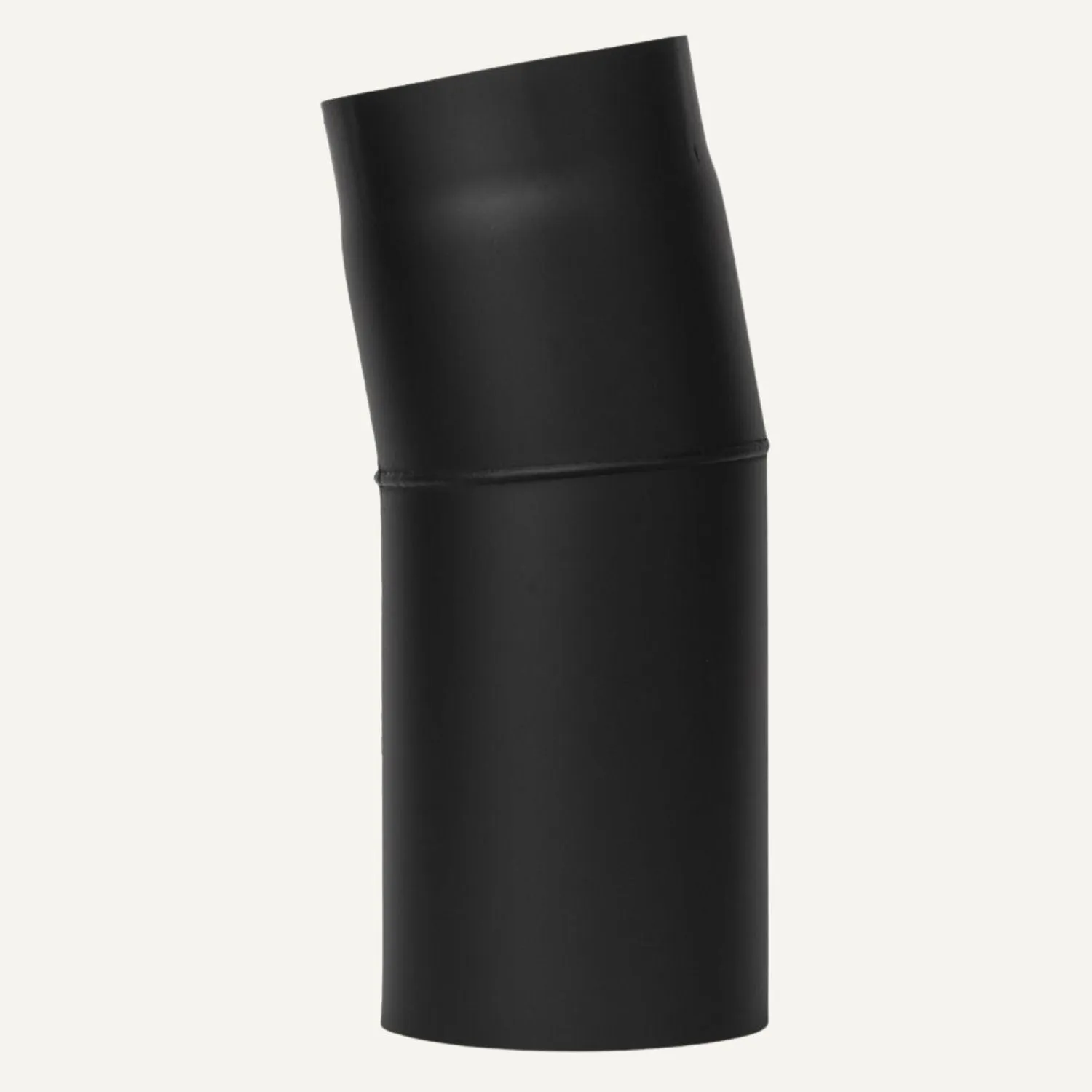 Aduro Curva canna fumaria acciaio nero