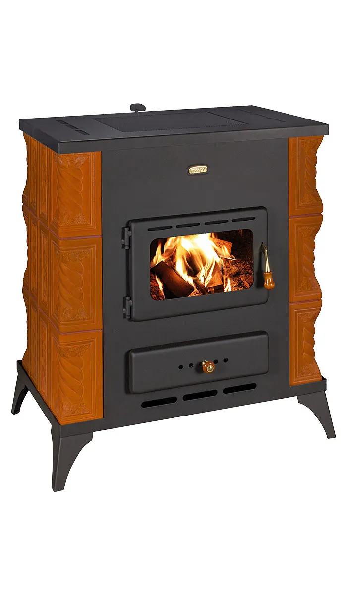 Prity K2 RK stufa a legna in terracotta 10 kW