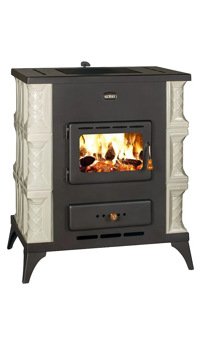 Prity K2 RK stufa a legna in terracotta 10 kW