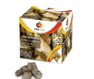 Vertex Life Fireplus accendifuoco lana legno 24 pz