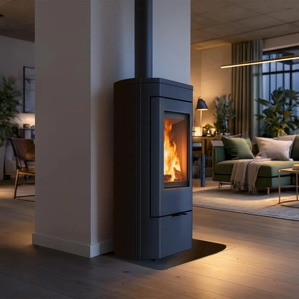 Kratki Koza K12 stufa a legna 6 kW ghisa Ø130