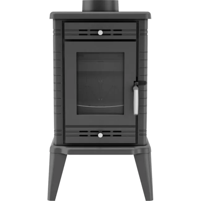 Kratki Koza K10 stufa a legna 10 kW ghisa nera