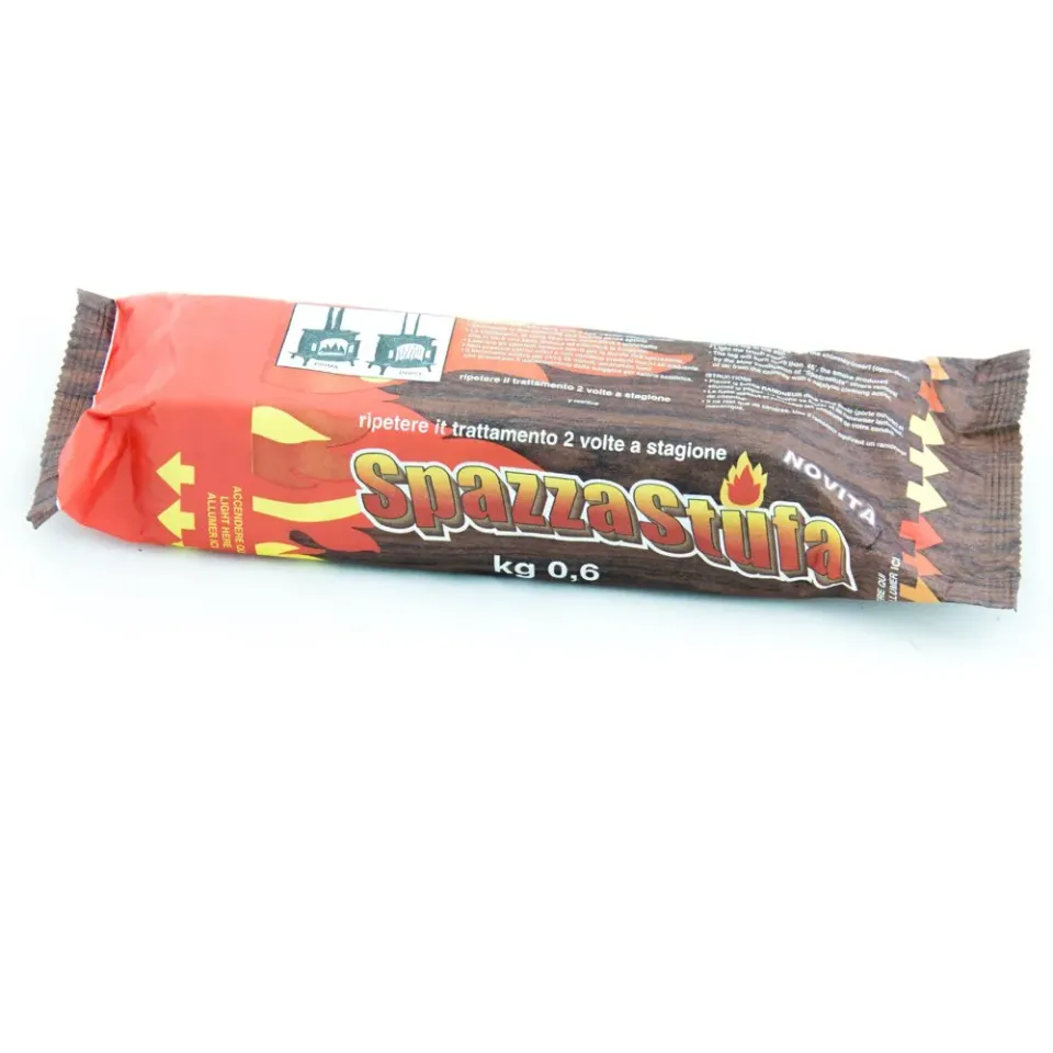 Spazzastufa ceppo per pulizia stufe a legna 600 g