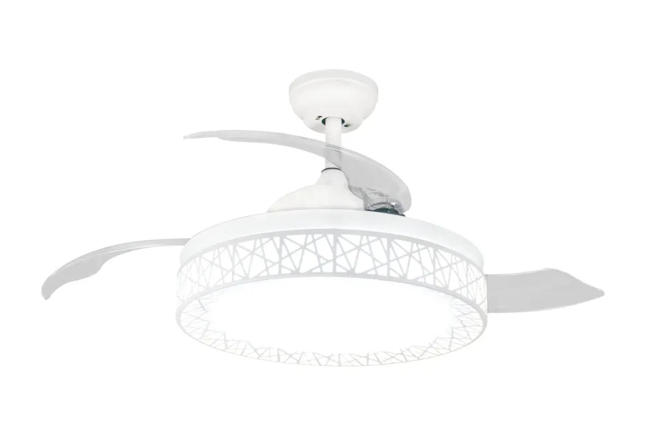 G.M.R. Trading SRL Ghost ventilatore da soffitto 107 cm con luce