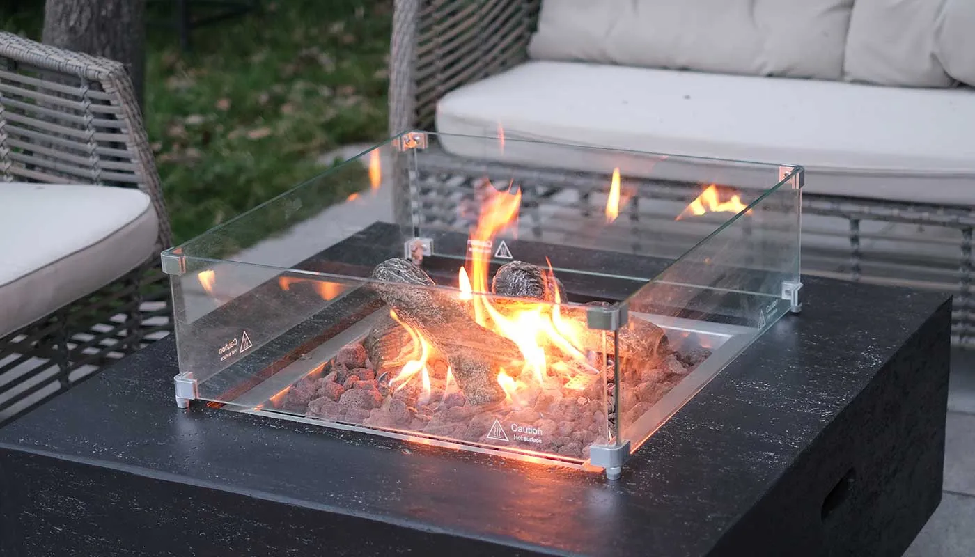 Zetalinea Montreal braciere a gas outdoor