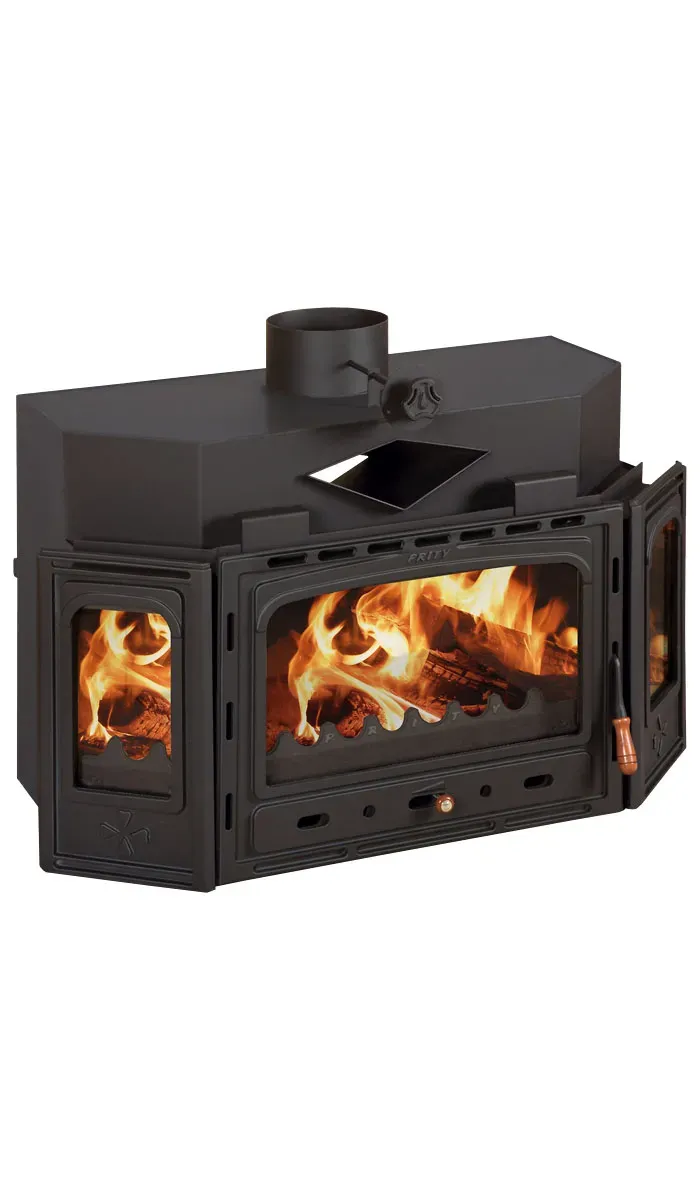 Prity TC caminetto a legna 16 kW incasso
