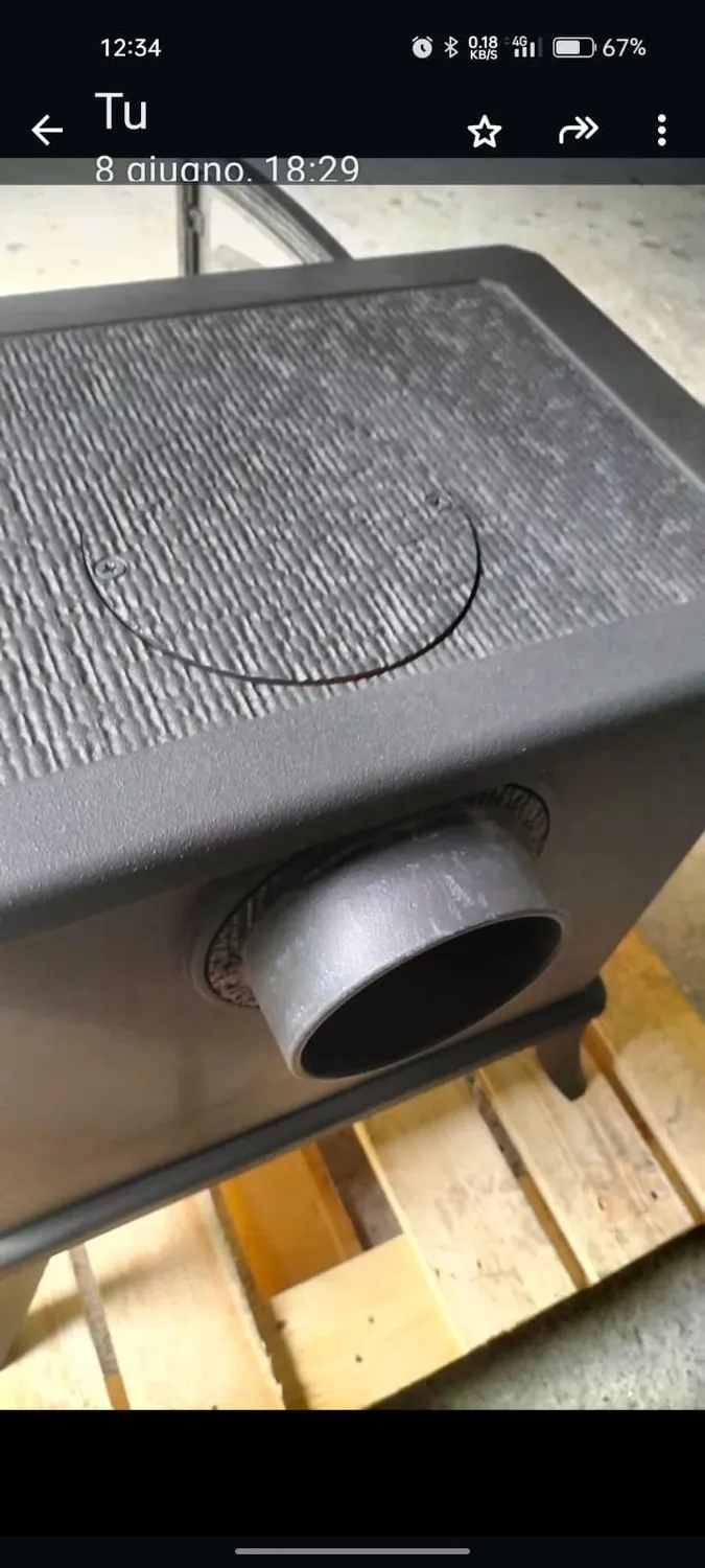 Kratki KOZA K7 stufa a legna in ghisa Ecodesign