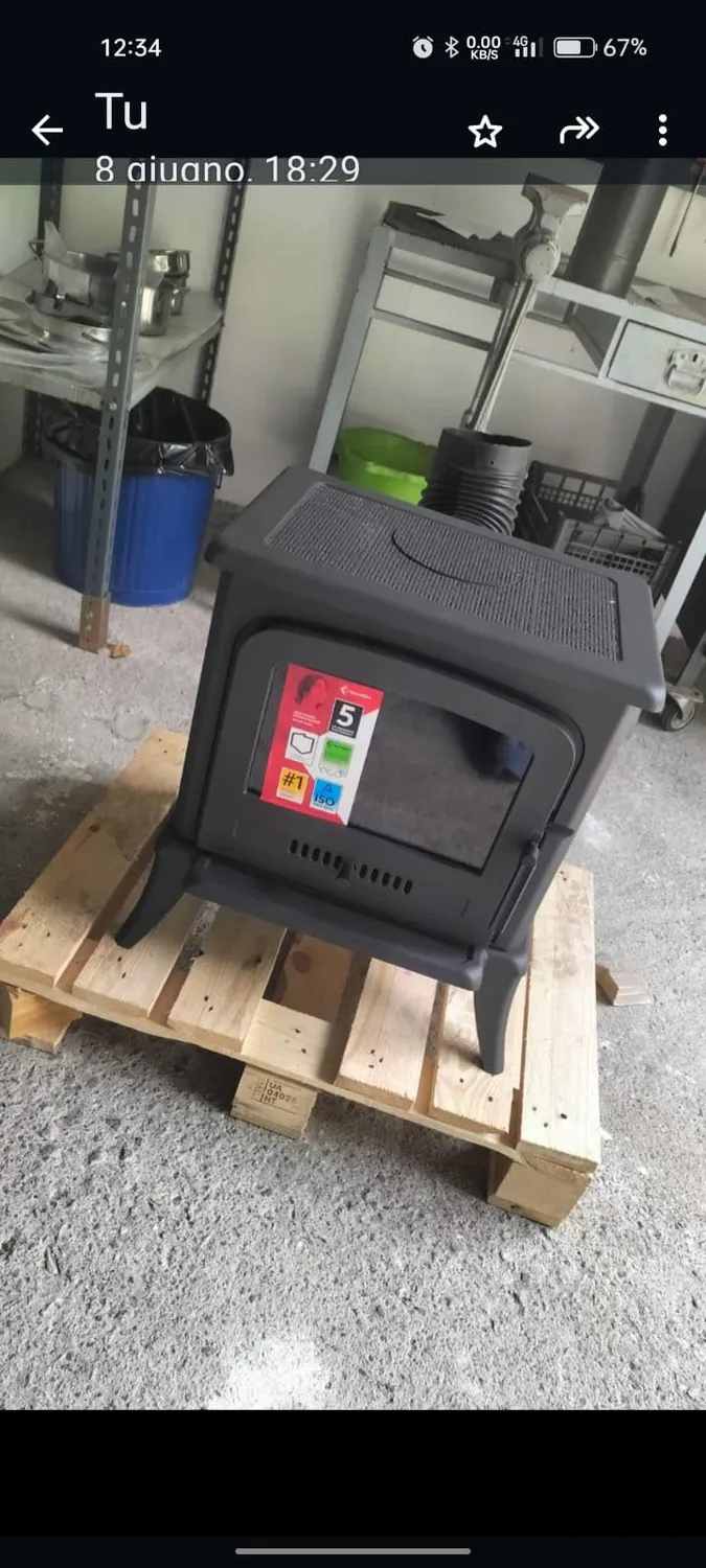 Kratki KOZA K7 stufa a legna in ghisa Ecodesign