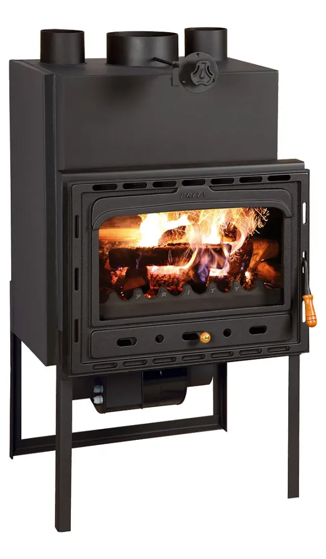 Prity CF focolare a legna ventilato 21 kW Ø 200 mm