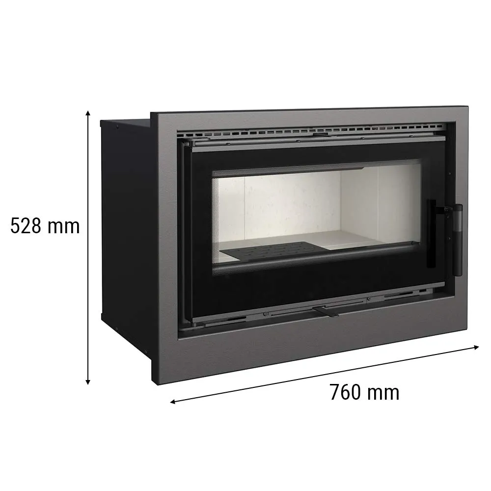 Kratki Kaseta 8 kW inserto camino legna ventilato A+