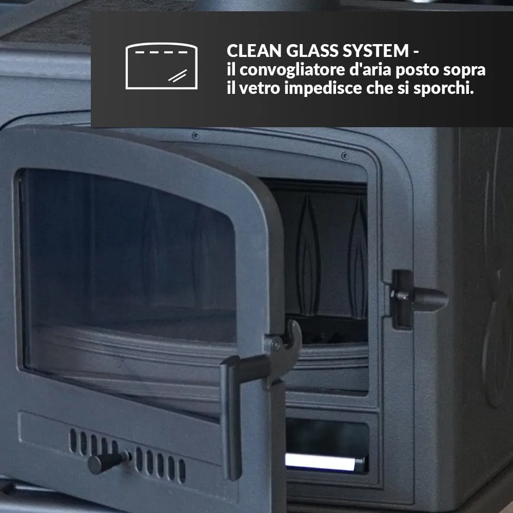 Kratki KOZA K7 stufa a legna in ghisa Ecodesign