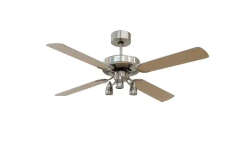 G.M.R. Trading ventilatore a soffitto con luce 4 pale LED telecomando