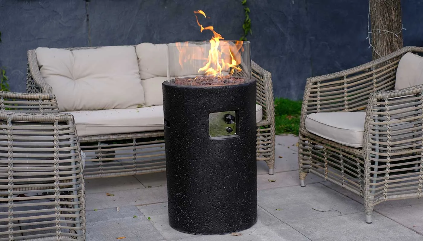 Zetalinea Seattle braciere a gas outdoor