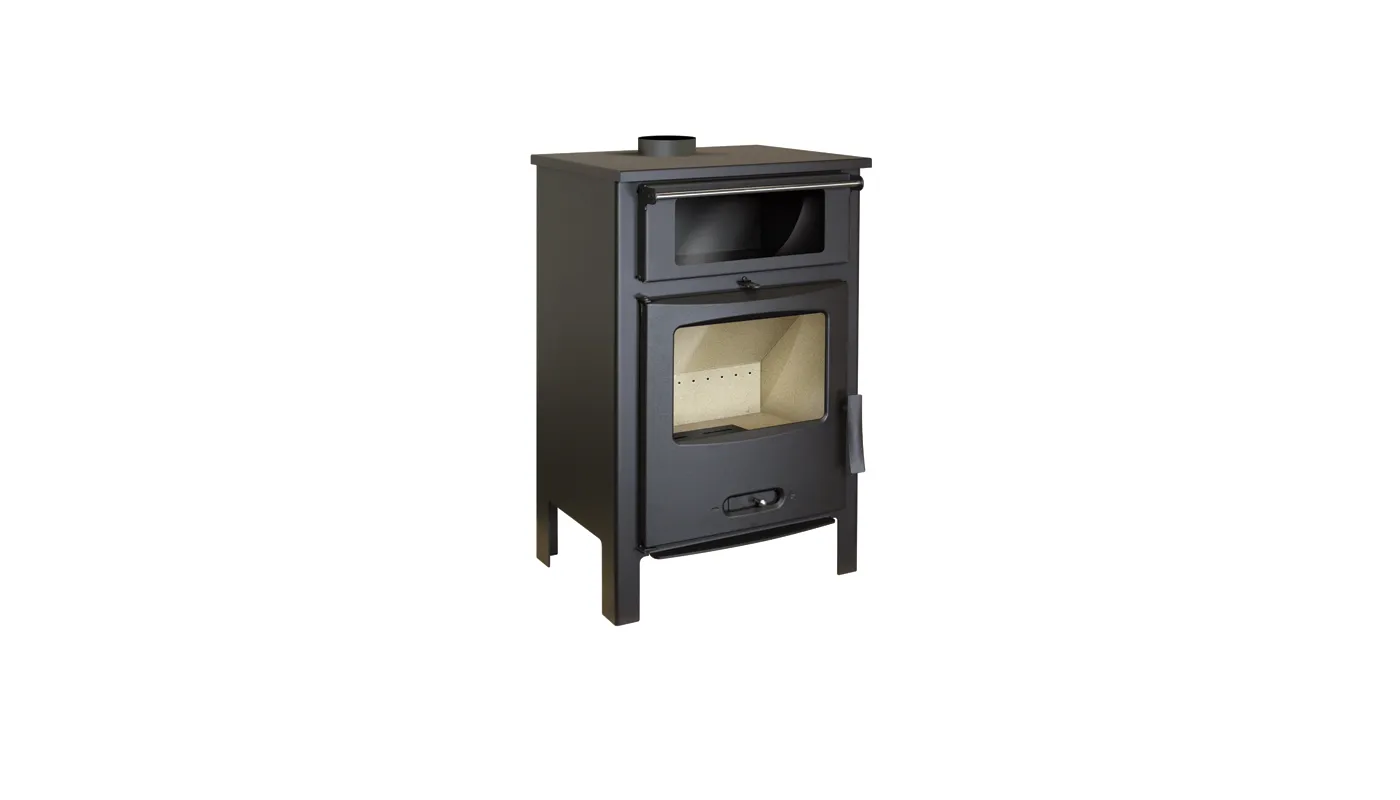 Zetalinea Sagra stufa a legna con forno Ecodesign