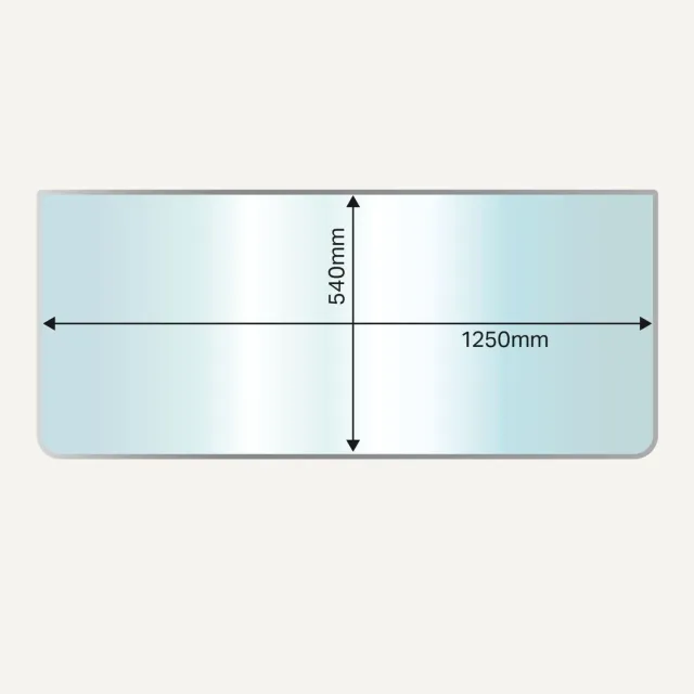 Aduro H6 Lux Pedana Vetro Stufa XL 6 mm