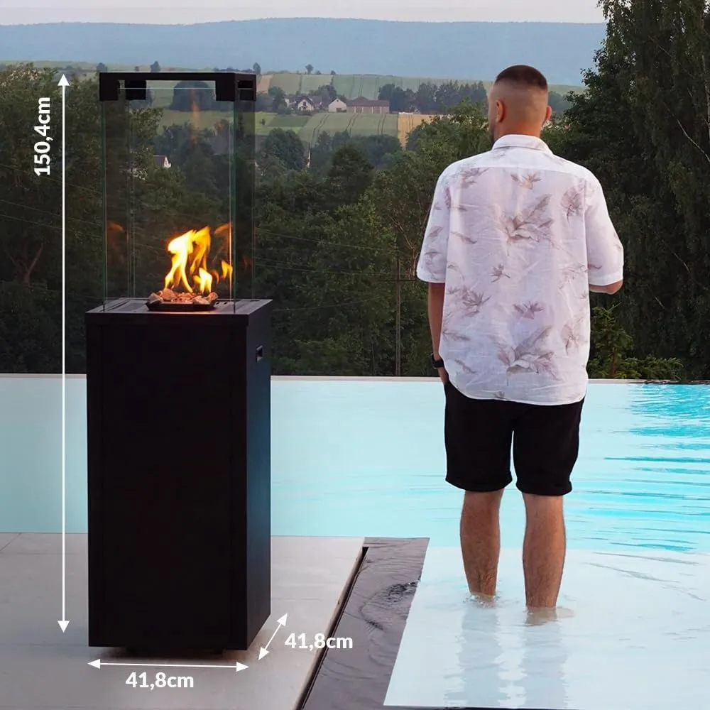 Kratki Patio G30 stufa a gas da esterno 8,2 kW bianca
