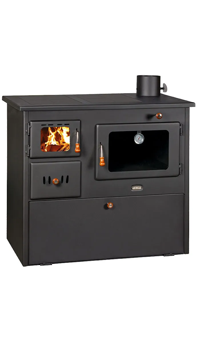Prity 2P41 cucina a legna con forno 15,2 kW