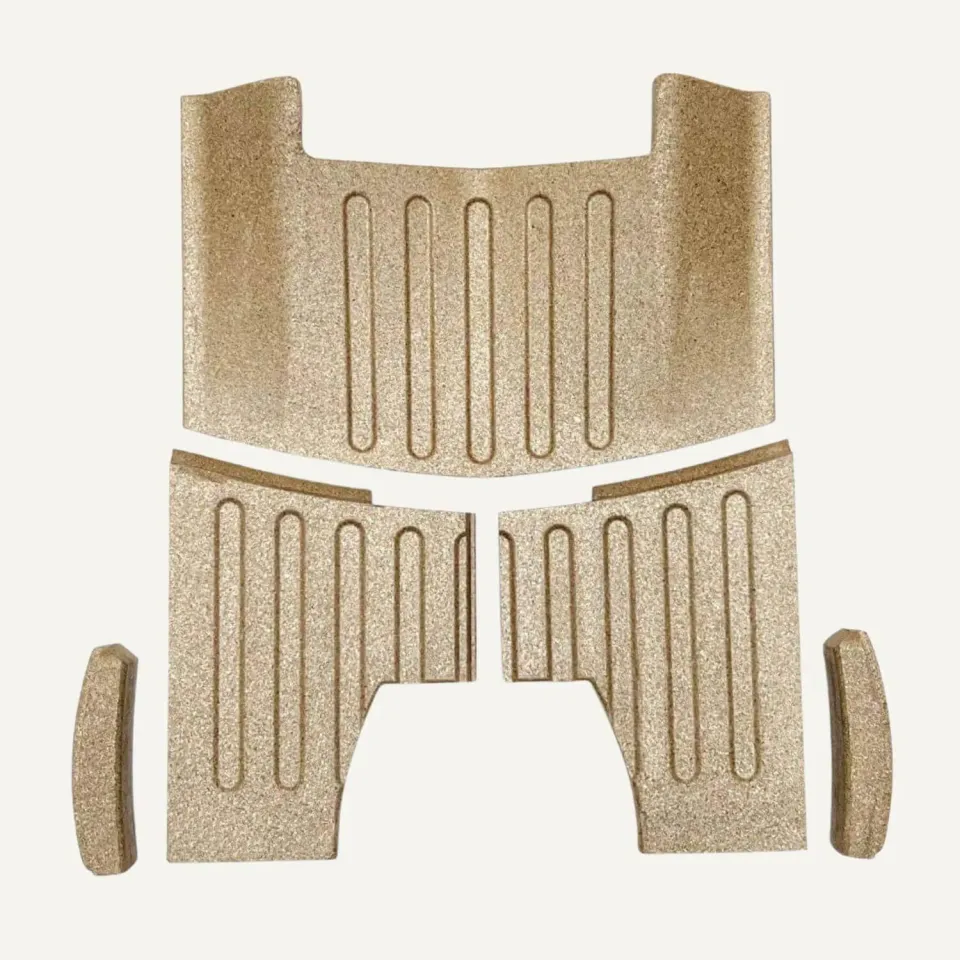 Aduro 51342 pietre vermiculite stufa lati fondo