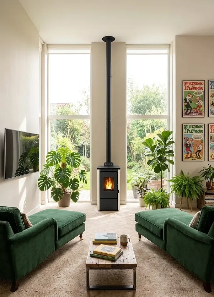 Eider Biomasa Elite 7 stufa a pellet 7 kW