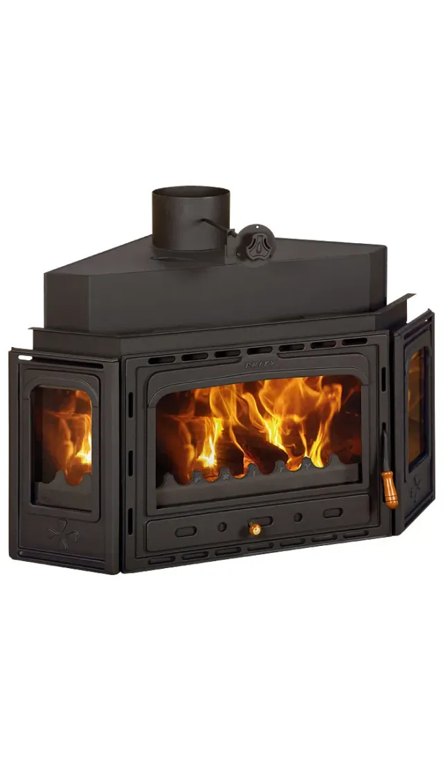 Prity ATC focolare a legna da incasso 14,2 kW Ø 200 mm
