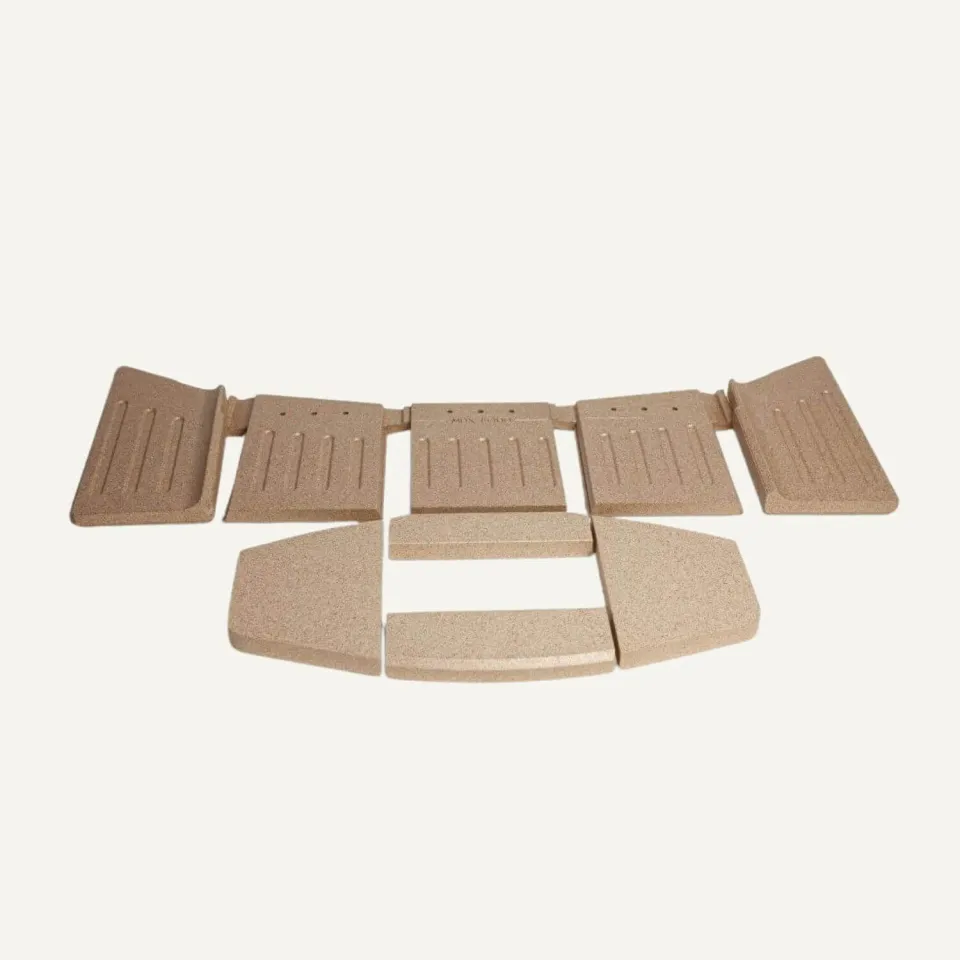 Aduro 51194 Pietre Vermiculite Stufa Set Lati Fondo