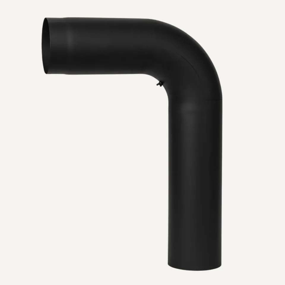 Aduro Fullform gomito 90° tubo stufa con ispezione