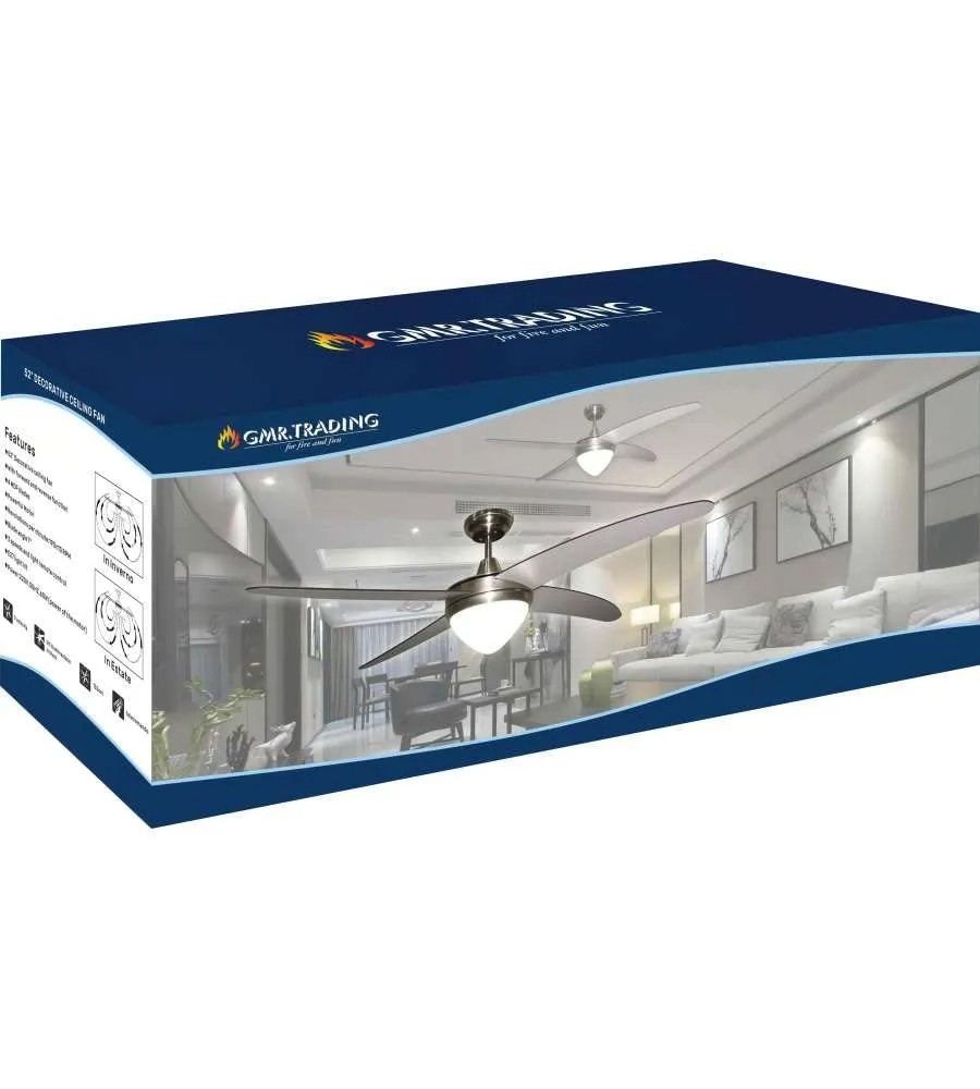 GMR Chic ventilatore da soffitto 4 pale telecomando