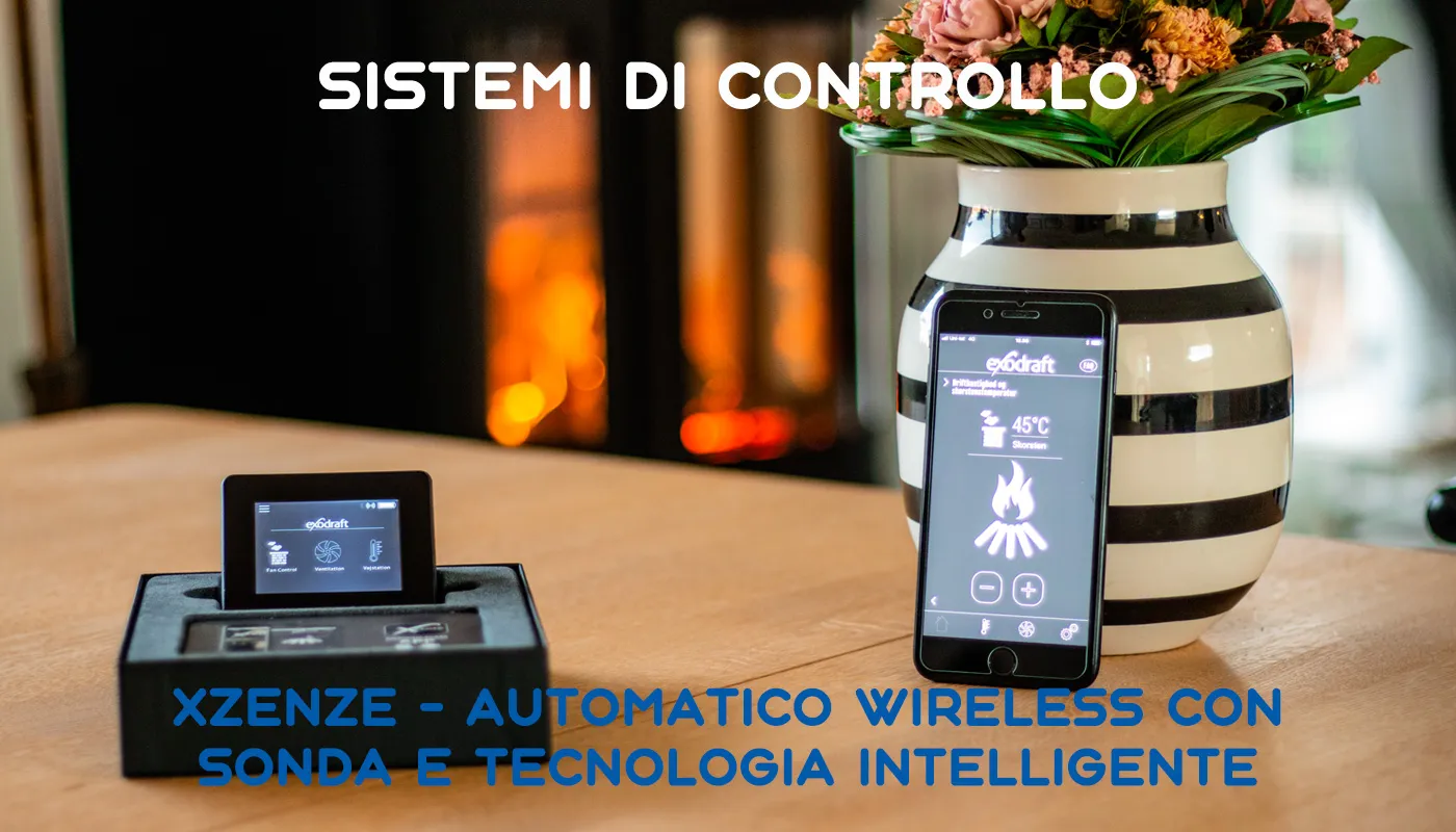 Exodraft RSV estrattore fumi verticale combustibile solido
