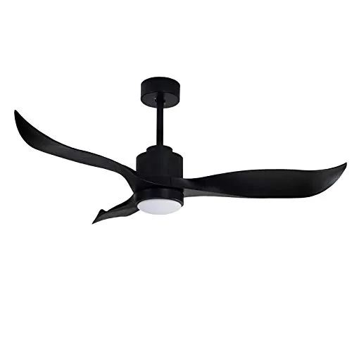 G.M.R. Trading Rondine ventilatore a soffitto nero 132 cm LED