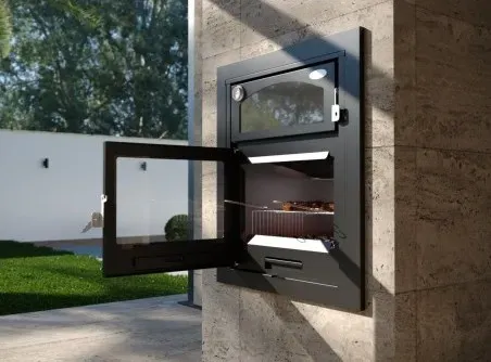 Eider Biomasa Aprilia Forno Barbecue a Legna da Incasso