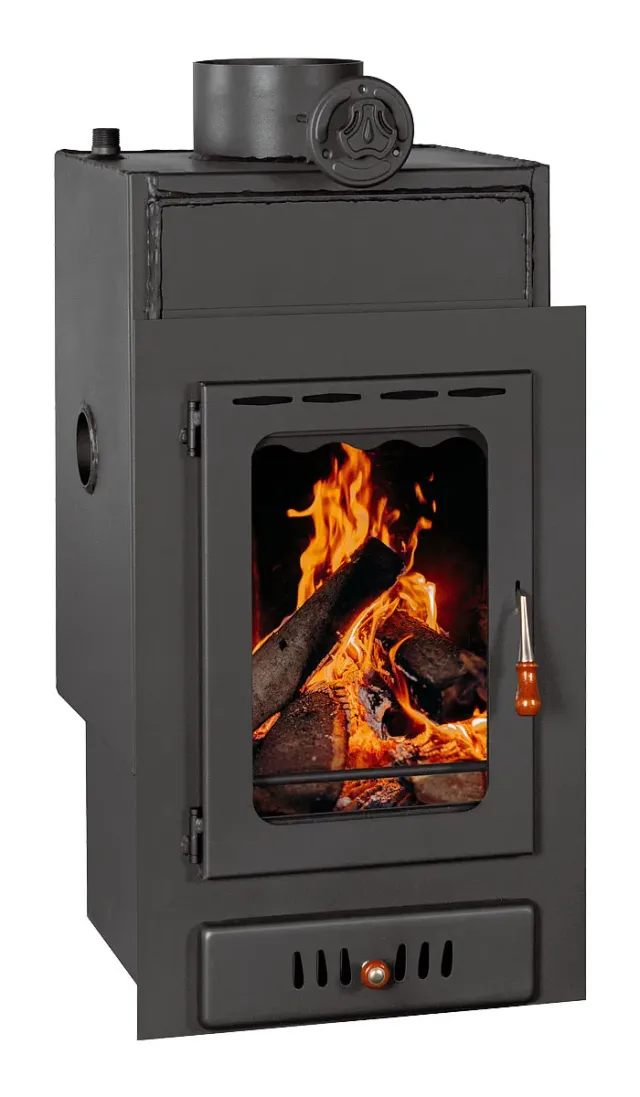 Prity VM W15 termocamino incasso a legna 20 kW caldaia 20 l