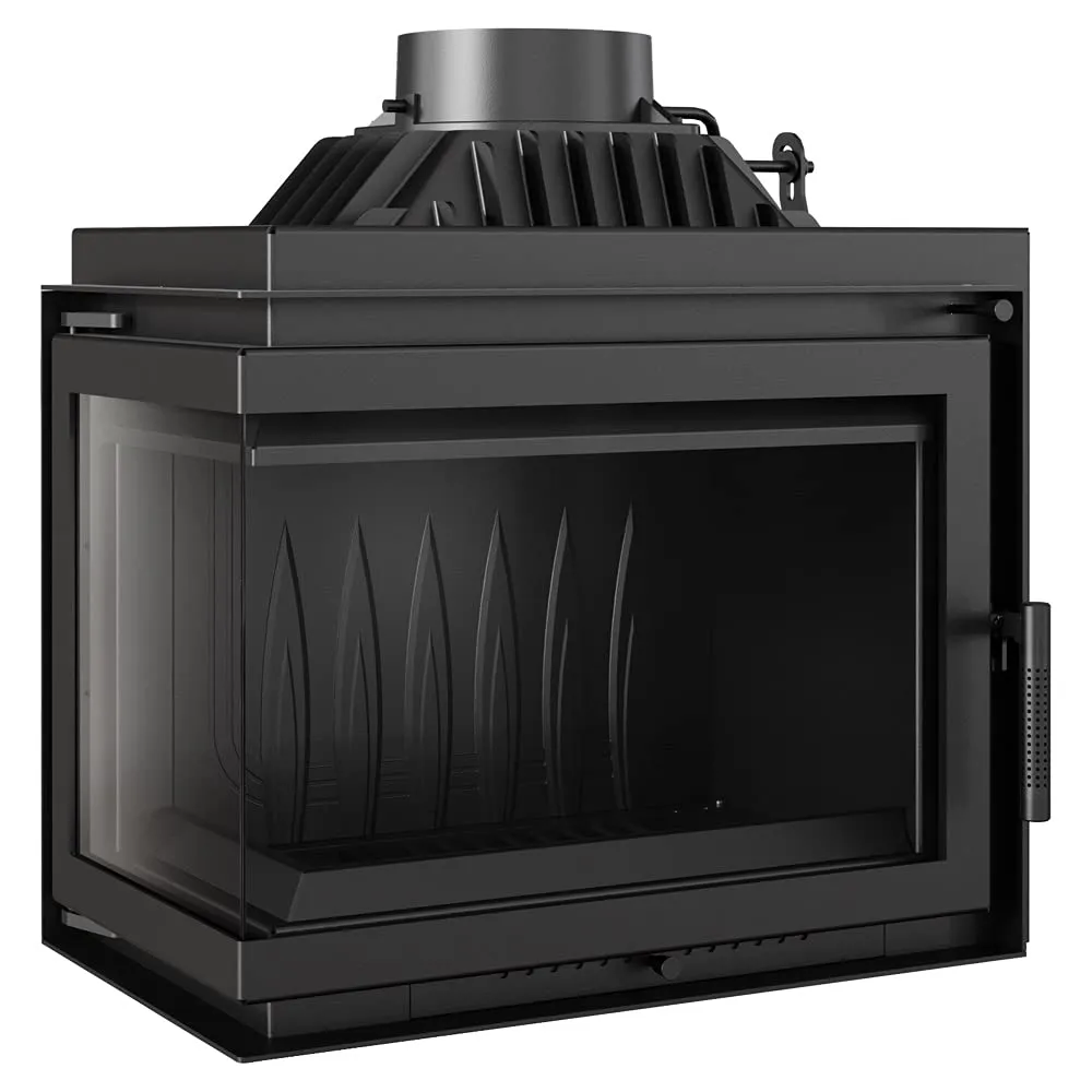 Kratki Simple inserto camino legna 8 kW vetro