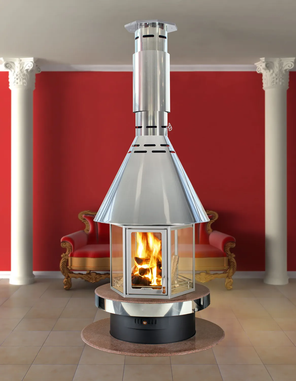 Prity Lux Focolare a Legna 18 kW