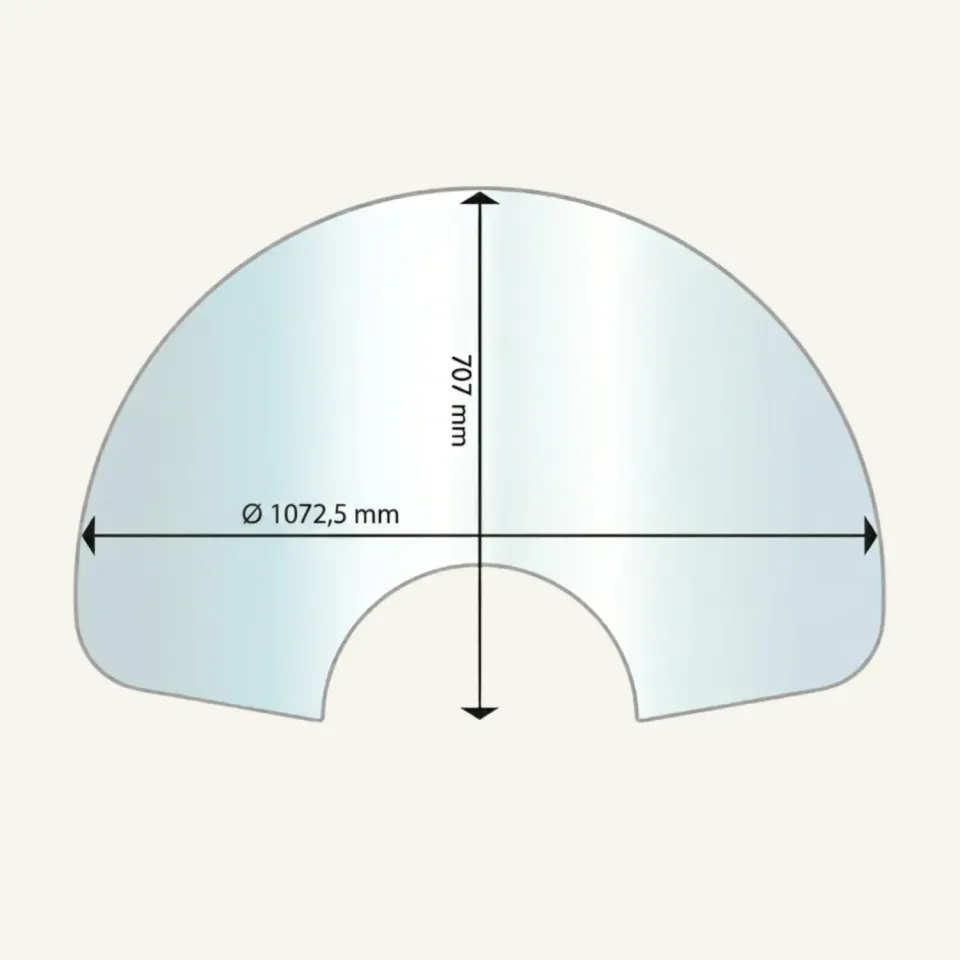 Aduro 22 XL piastra vetro pavimento stufa