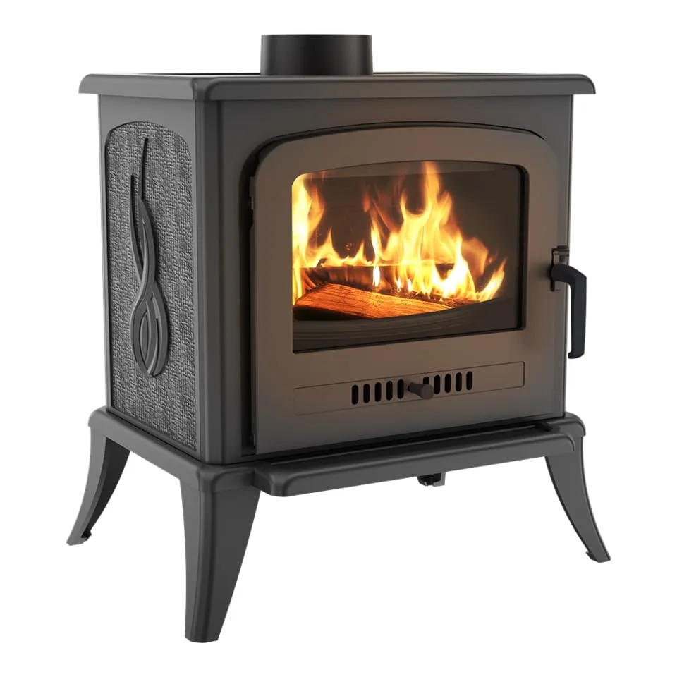 Kratki Koza K7 Stufa a Legna 5 kW con Kit Canna Fumaria