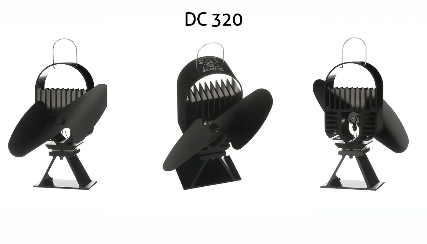 Ecofan DC320 ventilatore termoelettrico ghisa acciaio