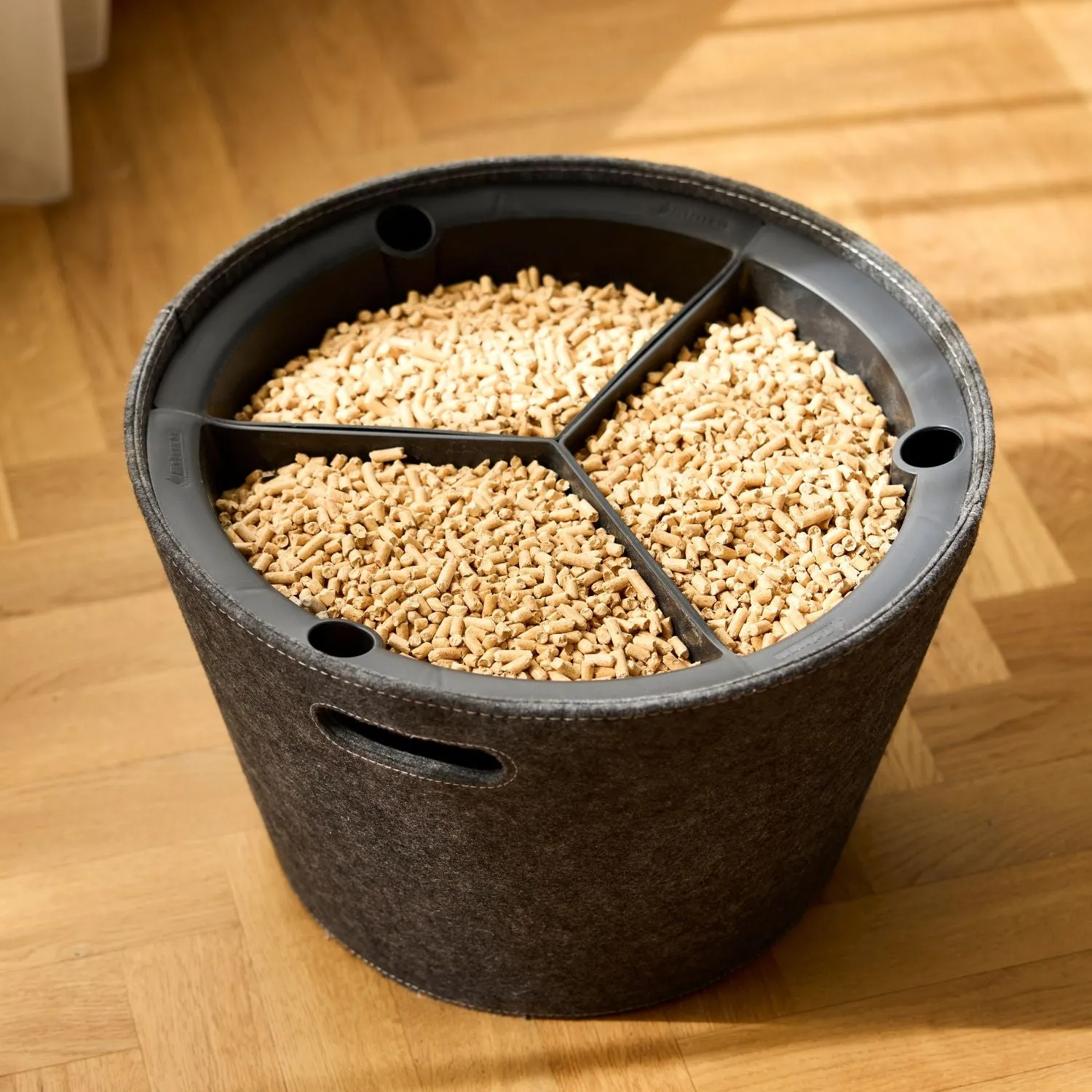 Aduro Proline inserto plastica 3 scomparti pellet