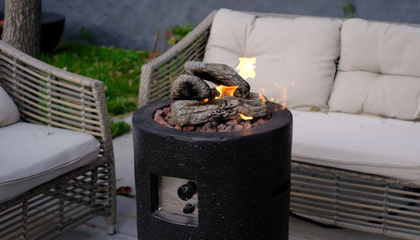 Zetalinea Seattle braciere a gas outdoor
