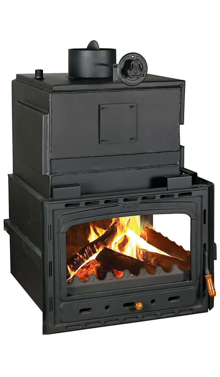 Prity 2C W28 termocamino a legna ad acqua 33,2 kW