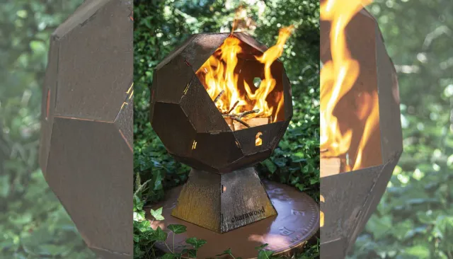 Charnwood Fireball braciere da esterno in acciaio