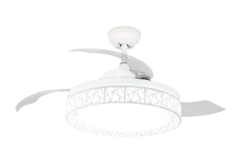 G.M.R. Trading SRL Ghost ventilatore da soffitto 107 cm con luce