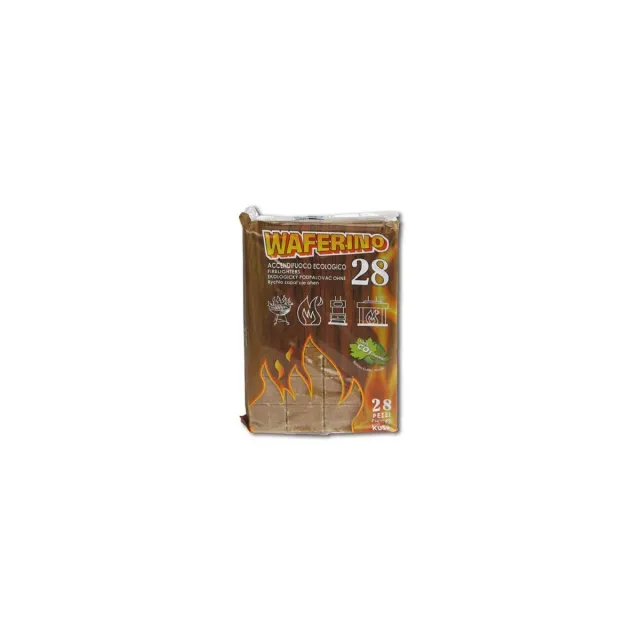 GMR Trading WAFERINO 28 accendifuoco 28 cubetti inodore