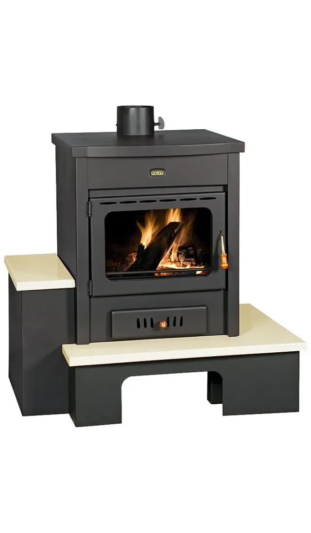 Prity MB focolare a legna da incasso 13,5 kW Ø 150 mm