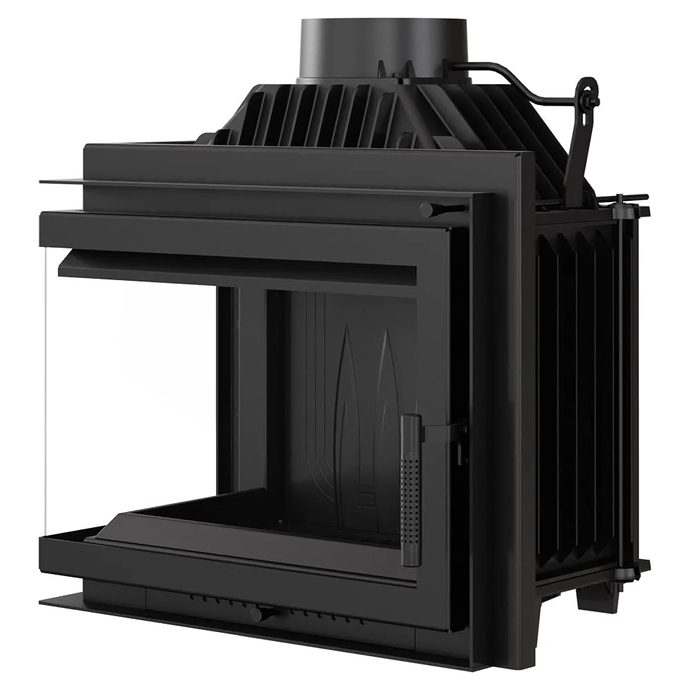 Kratki Simple inserto camino legna 8 kW vetro