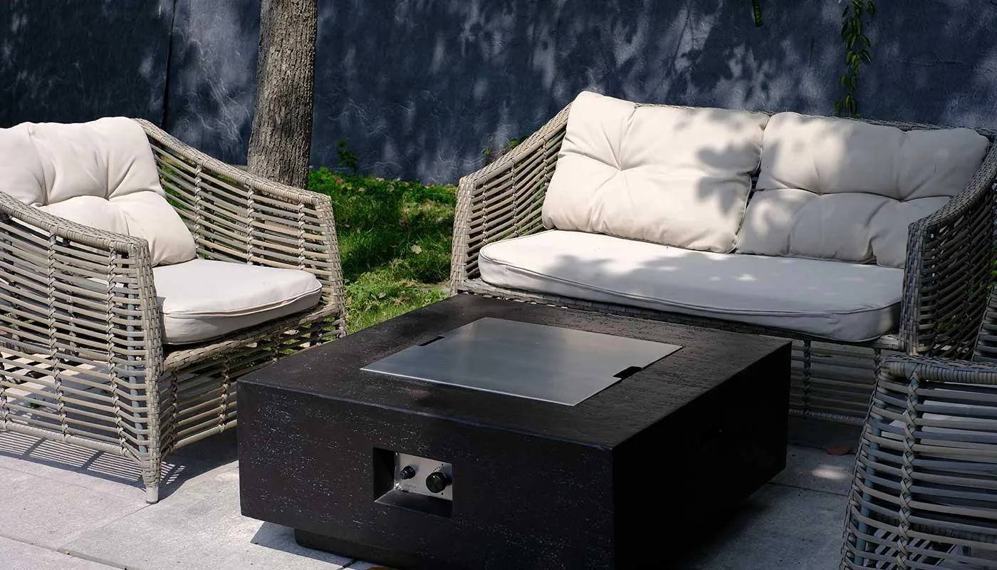 Zetalinea Montreal braciere a gas outdoor