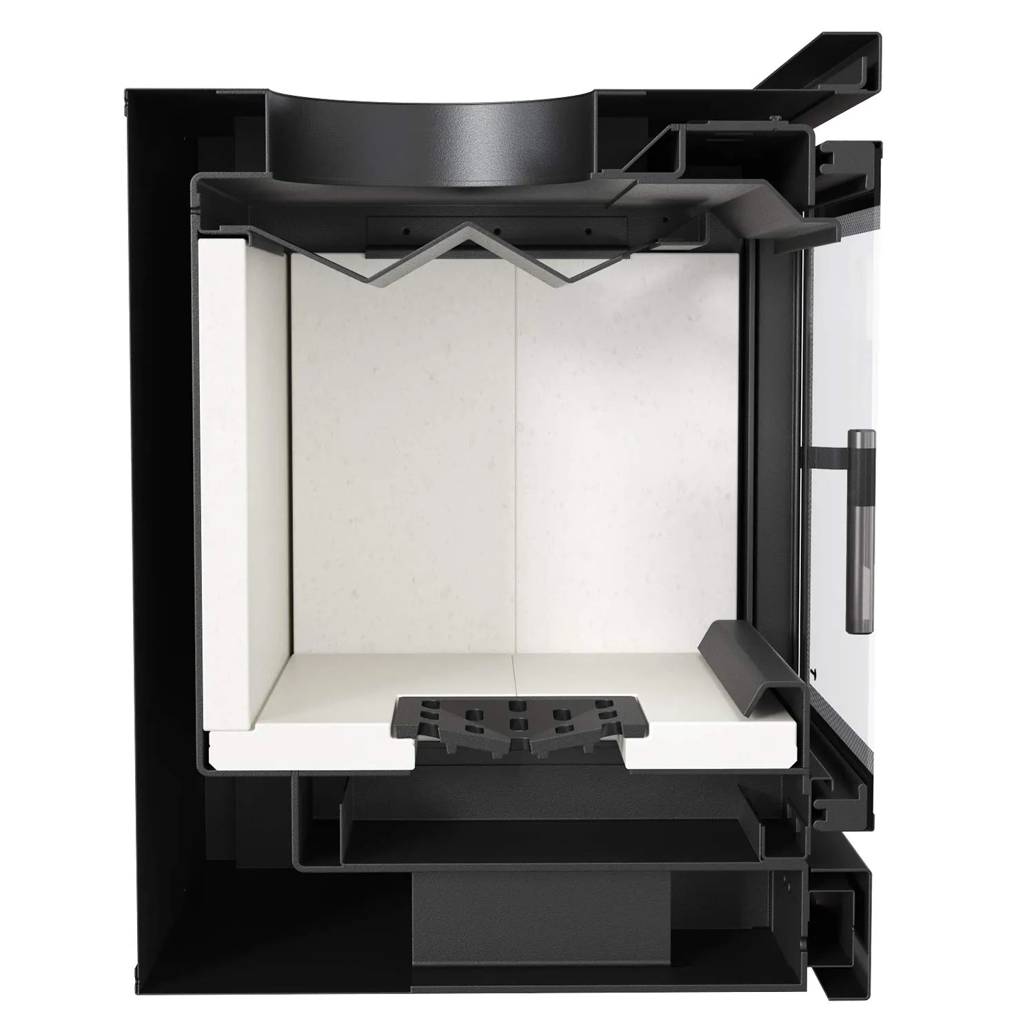 Kratki Arke 80 inserto camino legna ventilato 12 kW