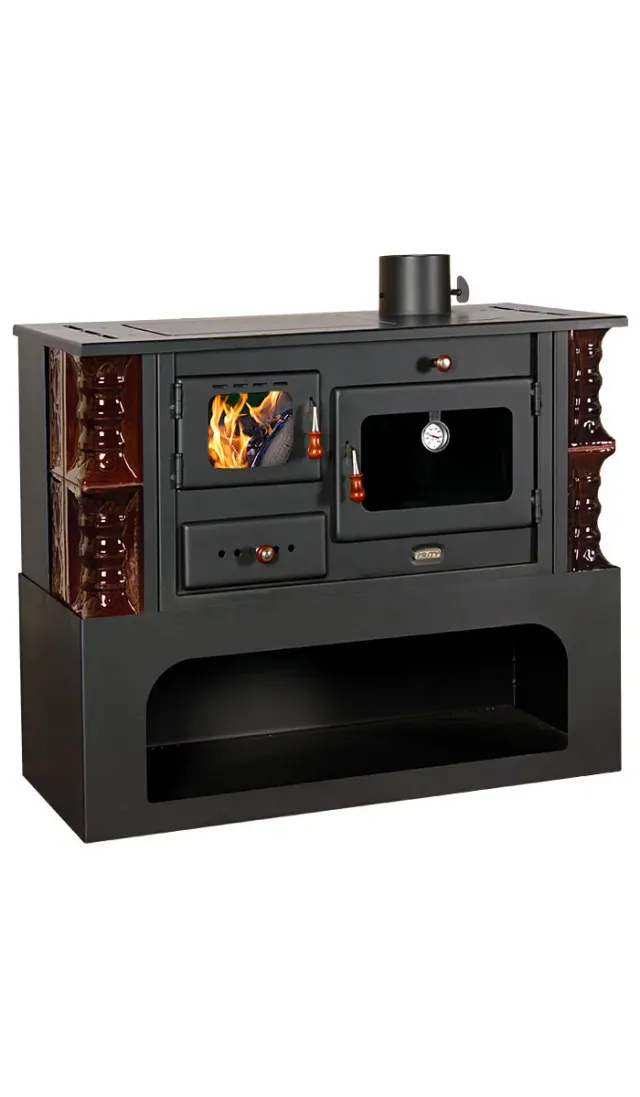 Prity 1P34-K Stufa a Legna con Forno 10,1 kW