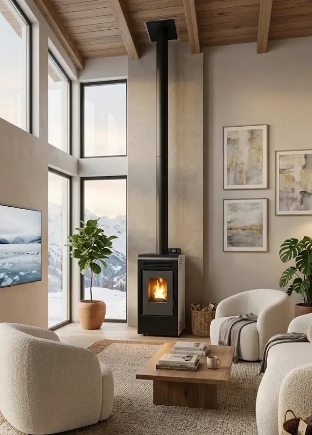 Eider Biomasa Power 9 Plus Stufa a Pellet 8,45 kW